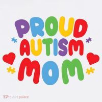 Proud Autism Mom Colorful Awareness T-Shirt thumb 7