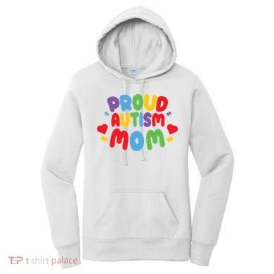 Proud Autism Mom Colorful Awareness Women's Hoodie