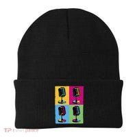 Pop Art Microphone Music Beanie thumb 0