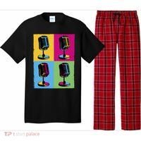 Pop Art Microphone Music Pajama Set thumb 0