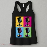 Pop Art Microphone Music Women's Tank Top thumb 3