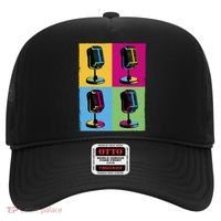 Pop Art Microphone Music Hat thumb 0
