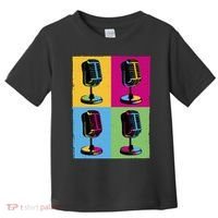 Pop Art Microphone Music Toddler T-Shirt thumb 0