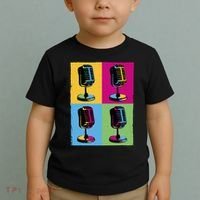 Pop Art Microphone Music Toddler T-Shirt thumb 2