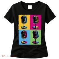 Pop Art Microphone Music Women's T-Shirt thumb 0