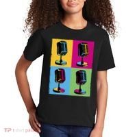 Pop Art Microphone Music Kids T-Shirt thumb 2