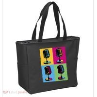 Pop Art Microphone Music Tote Bag thumb 2