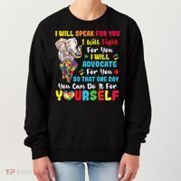 puzzle Autism Mom Elephant Autism Awareness Women's Sweatshirt thumb 0