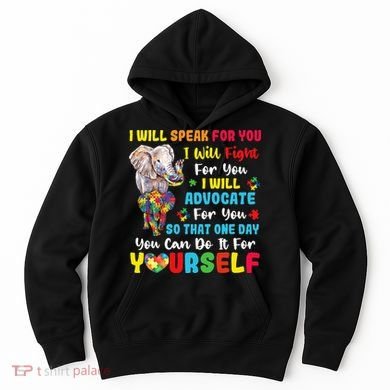 puzzle Autism Mom Elephant Autism Awareness Hoodie