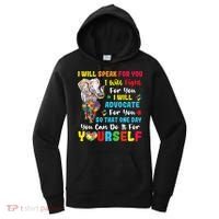 puzzle Autism Mom Elephant Autism Awareness Women's Hoodie thumb 0