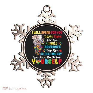 puzzle Autism Mom Elephant Autism Awareness Ornament