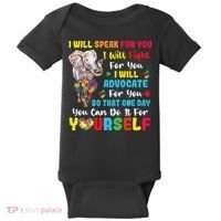 puzzle Autism Mom Elephant Autism Awareness Baby Bodysuit thumb 0