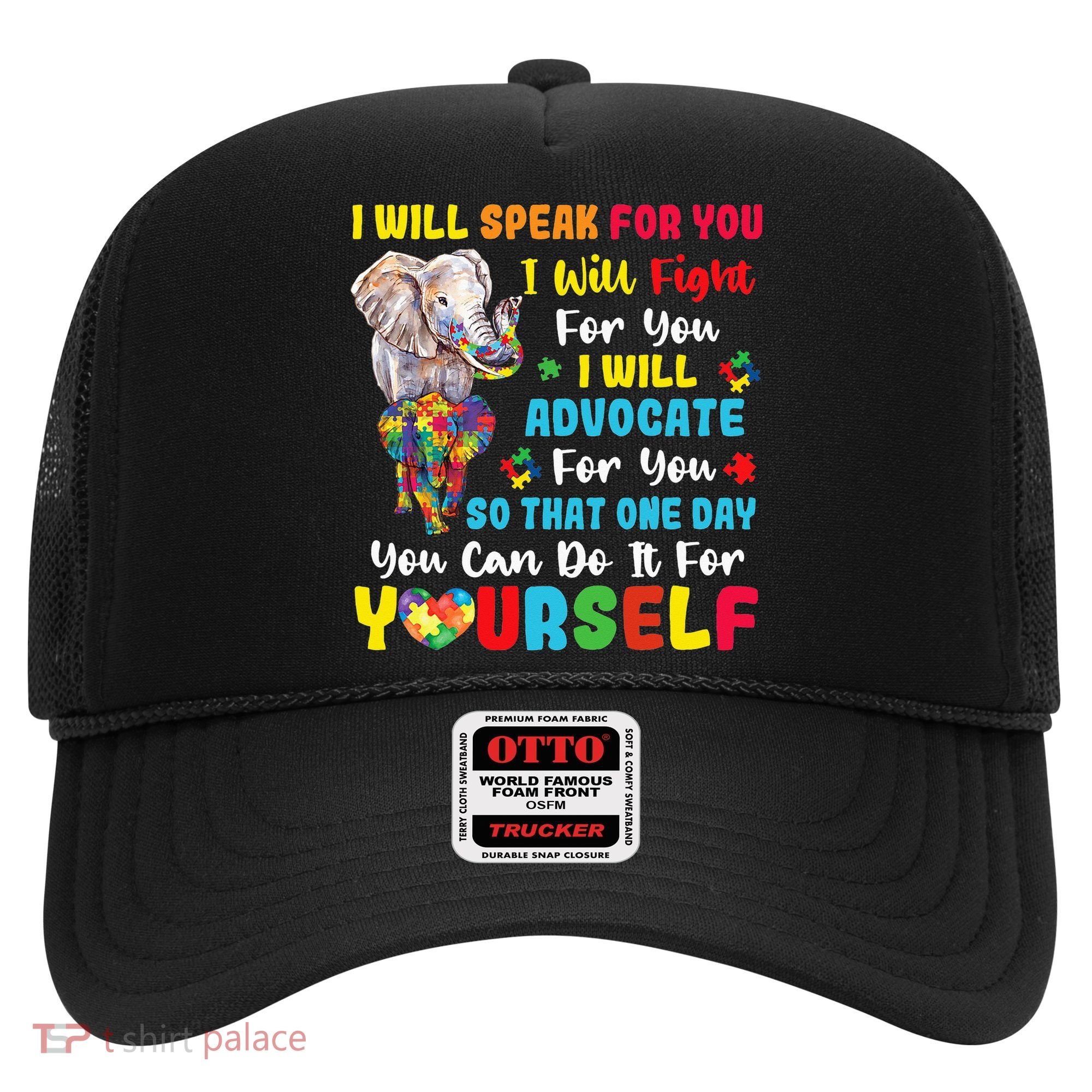 puzzle Autism Mom Elephant Autism Awareness Hat