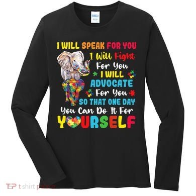 puzzle Autism Mom Elephant Autism Awareness Women's Long Sleeve Shirt