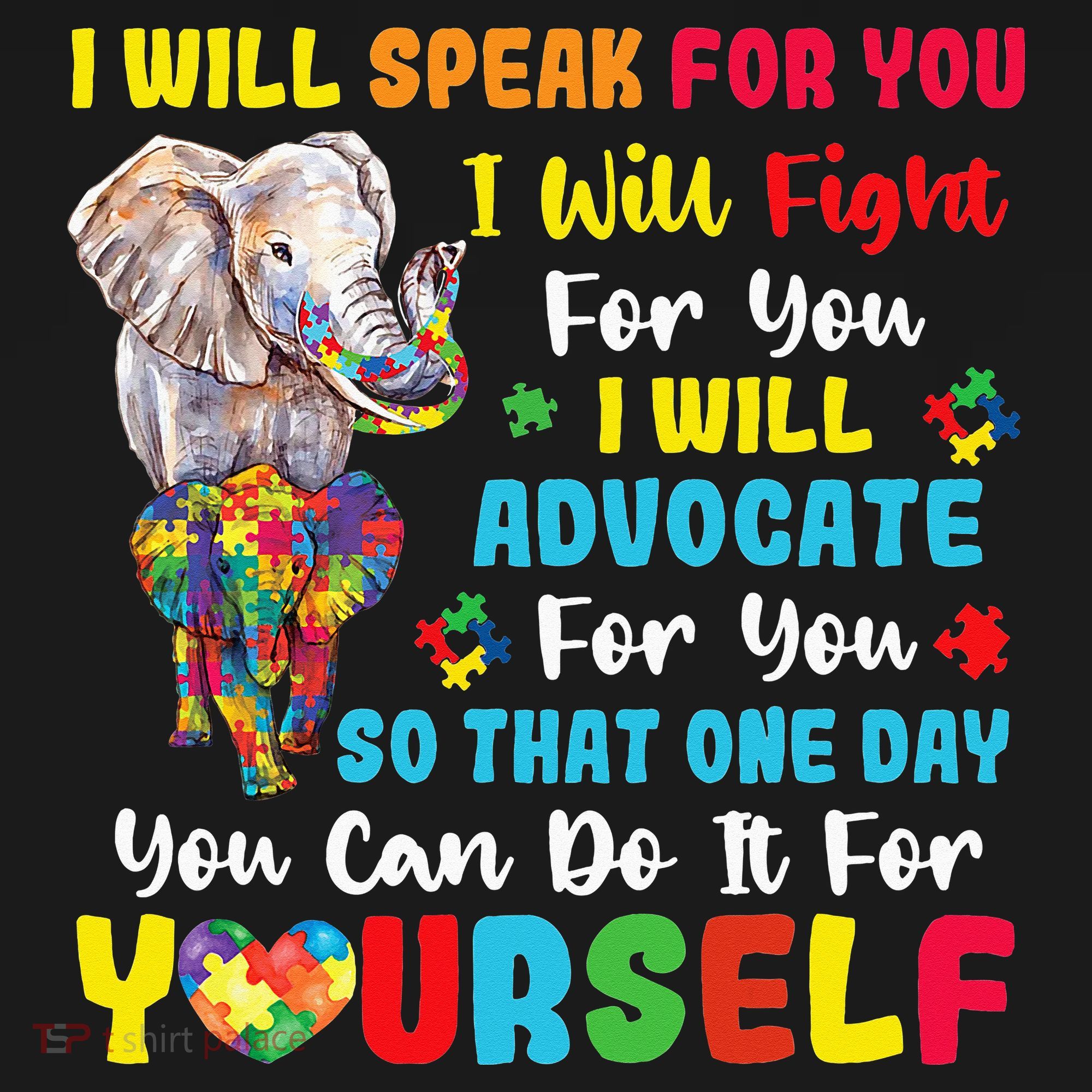 puzzle Autism Mom Elephant Autism Awareness Kids Hoodie