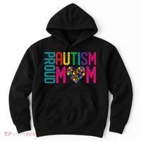Proud Autism Mom Autism Awareness Day Month Hoodie thumb 0
