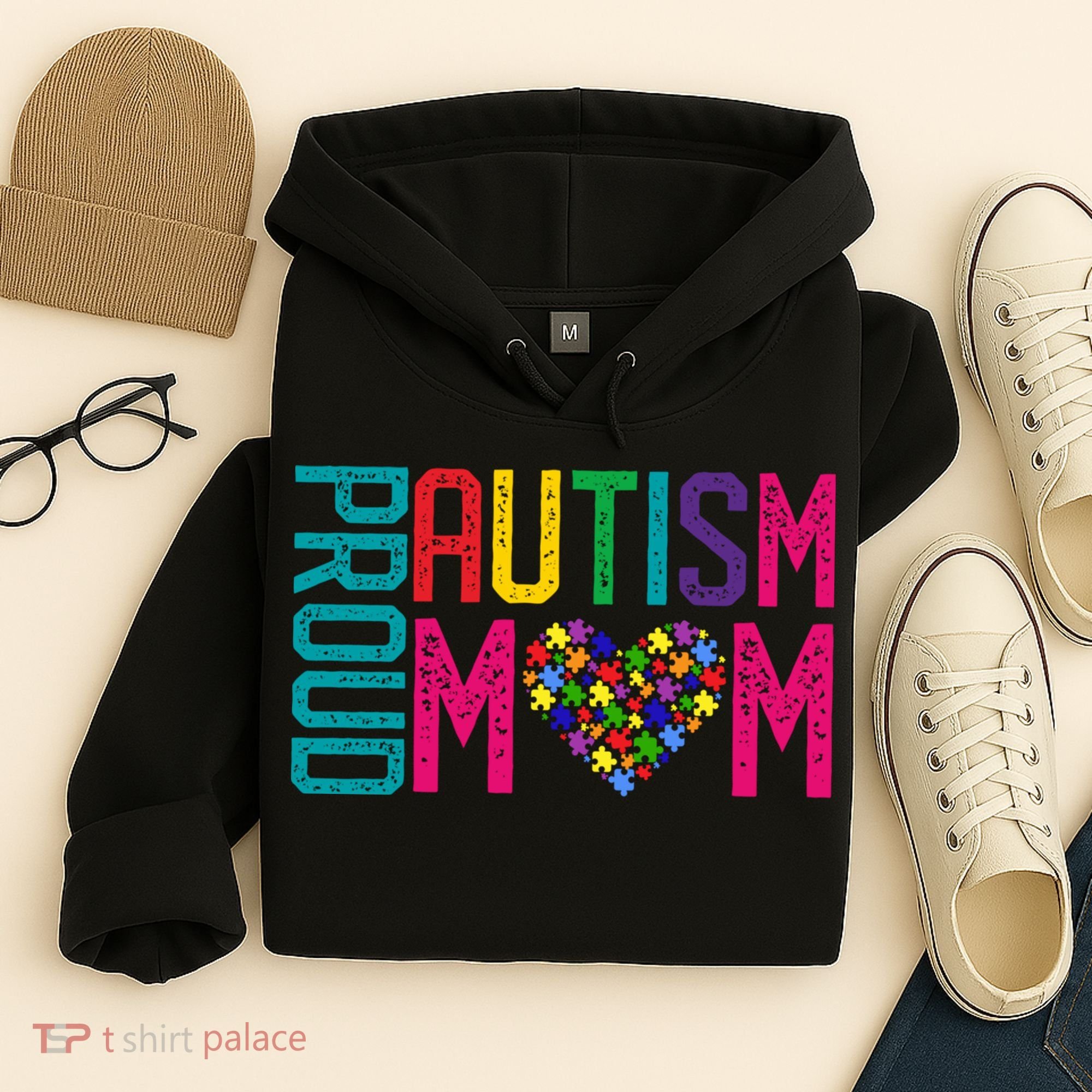 Proud Autism Mom Autism Awareness Day Month Hoodie