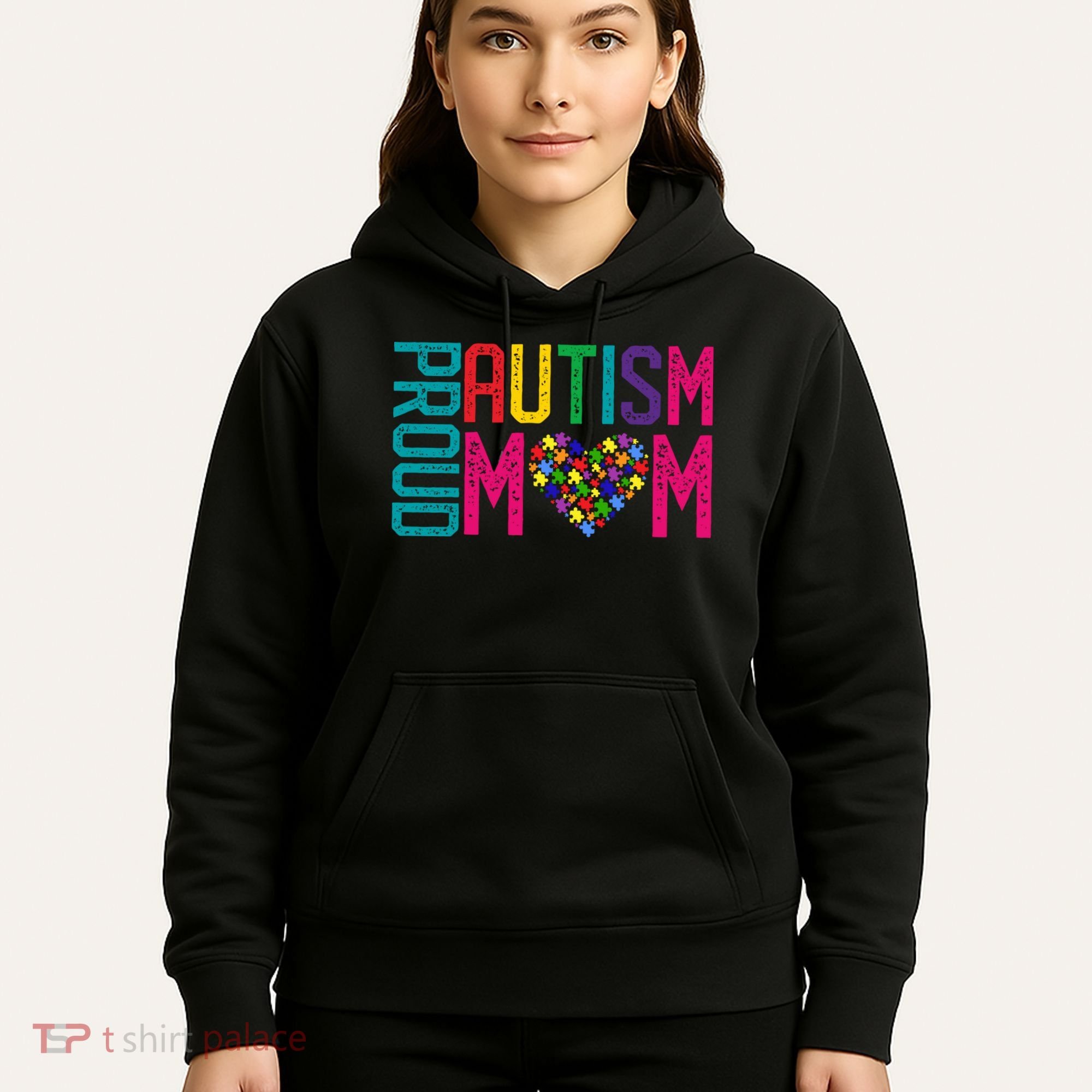 Proud Autism Mom Autism Awareness Day Month Hoodie