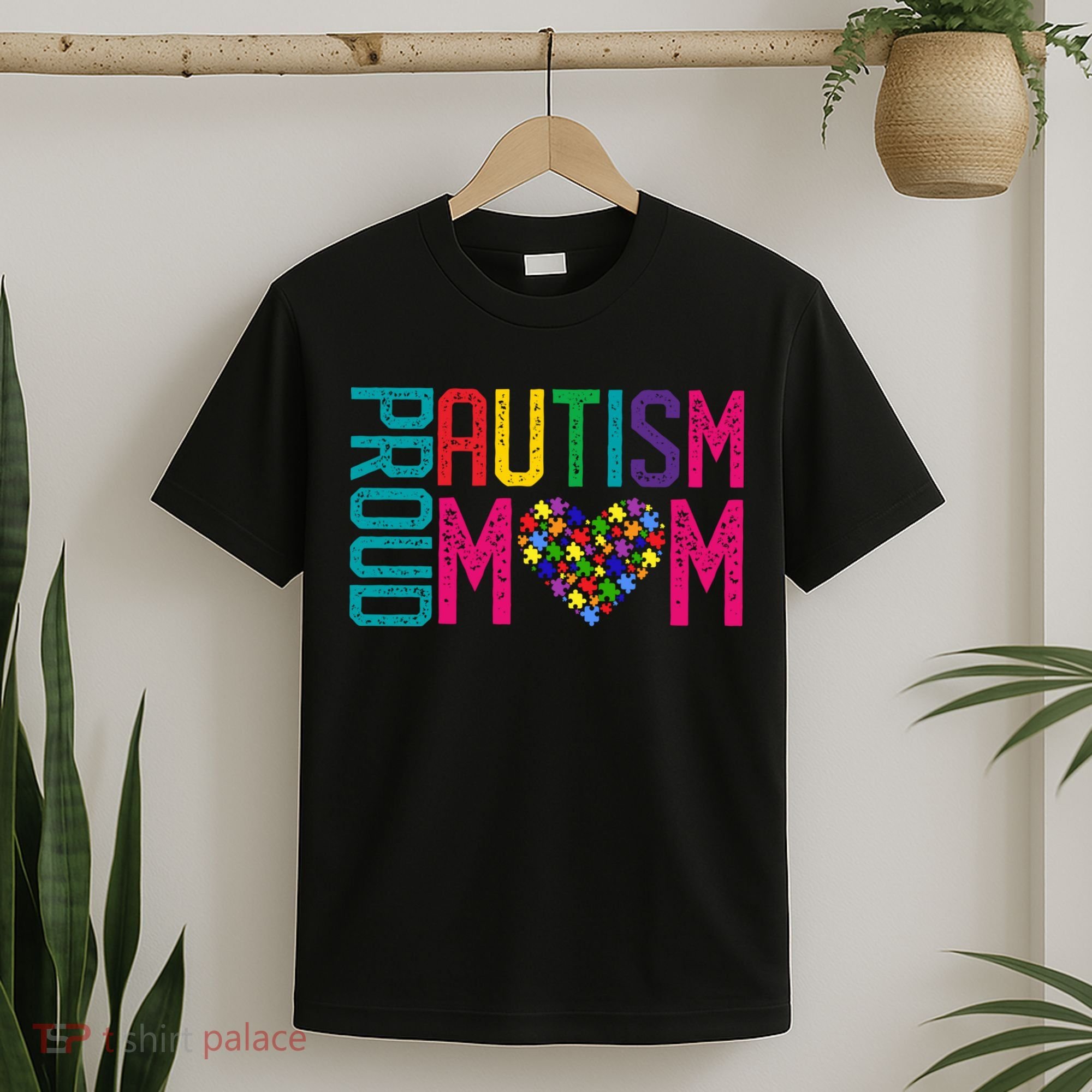Proud Autism Mom Autism Awareness Day Month T-Shirt