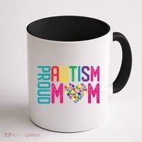 Proud Autism Mom Autism Awareness Day Month Coffee Mug thumb 1