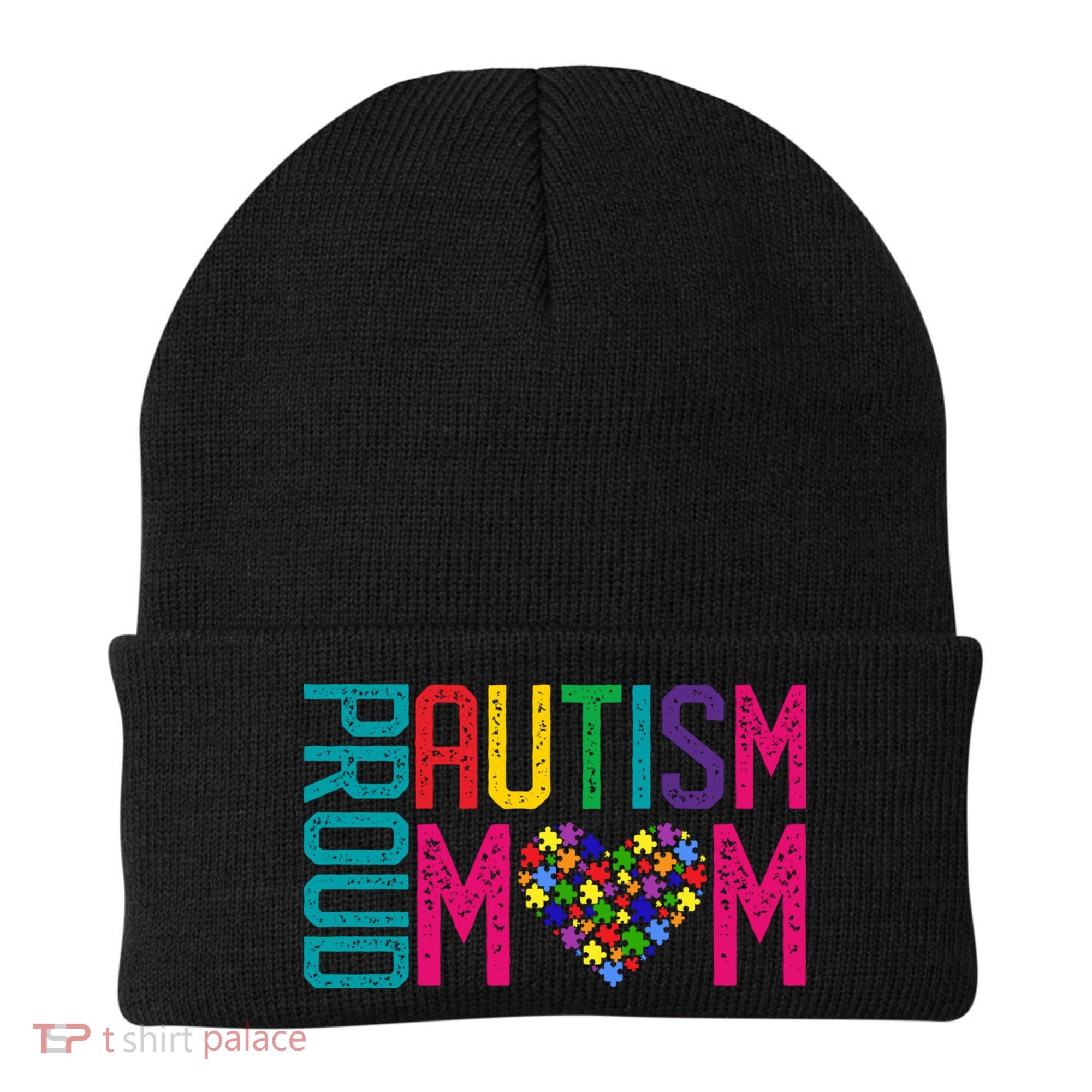 Proud Autism Mom Autism Awareness Day Month Beanie