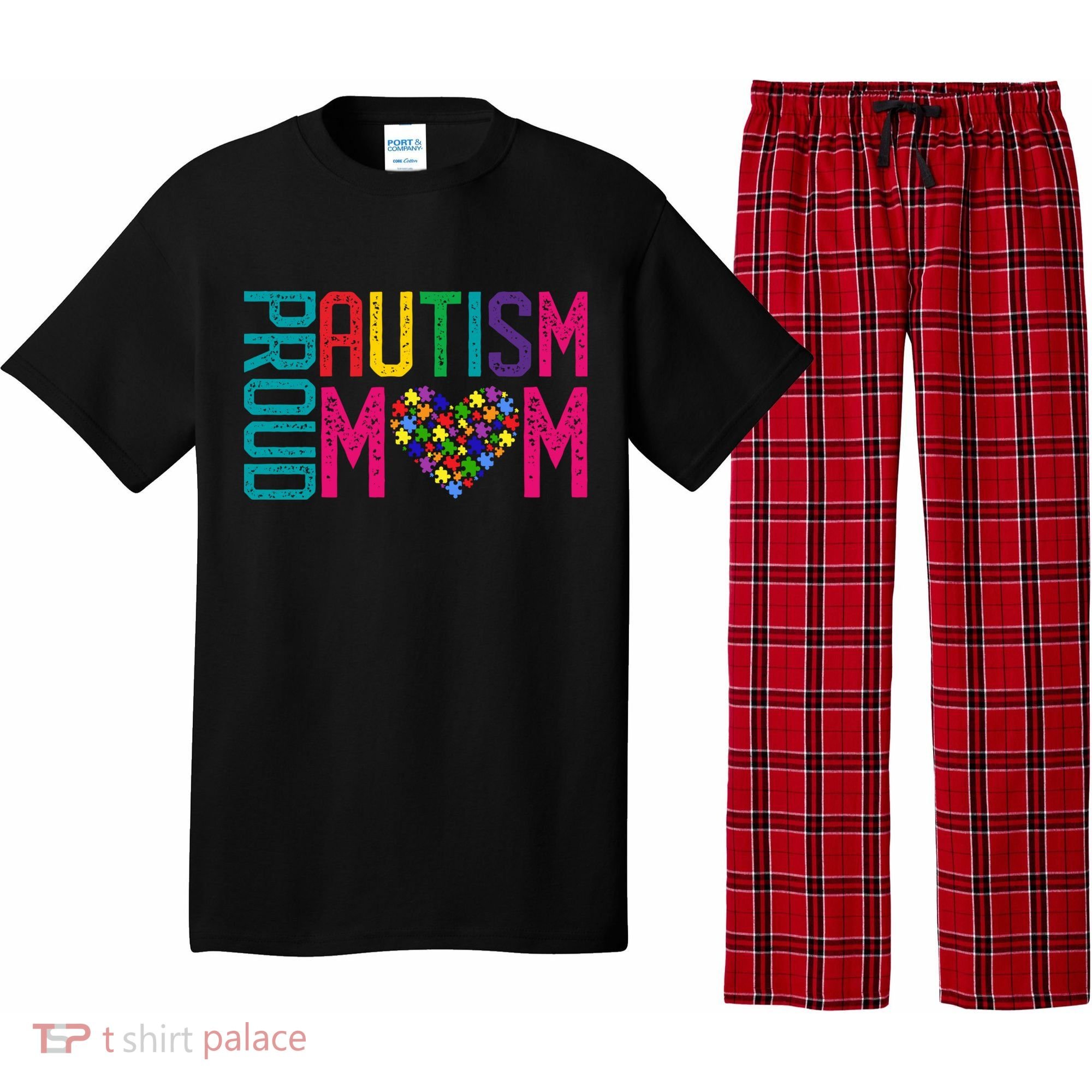 Proud Autism Mom Autism Awareness Day Month Pajama Set