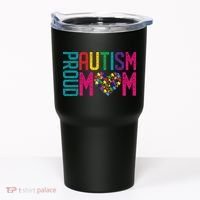 Proud Autism Mom Autism Awareness Day Month Tumbler thumb 0