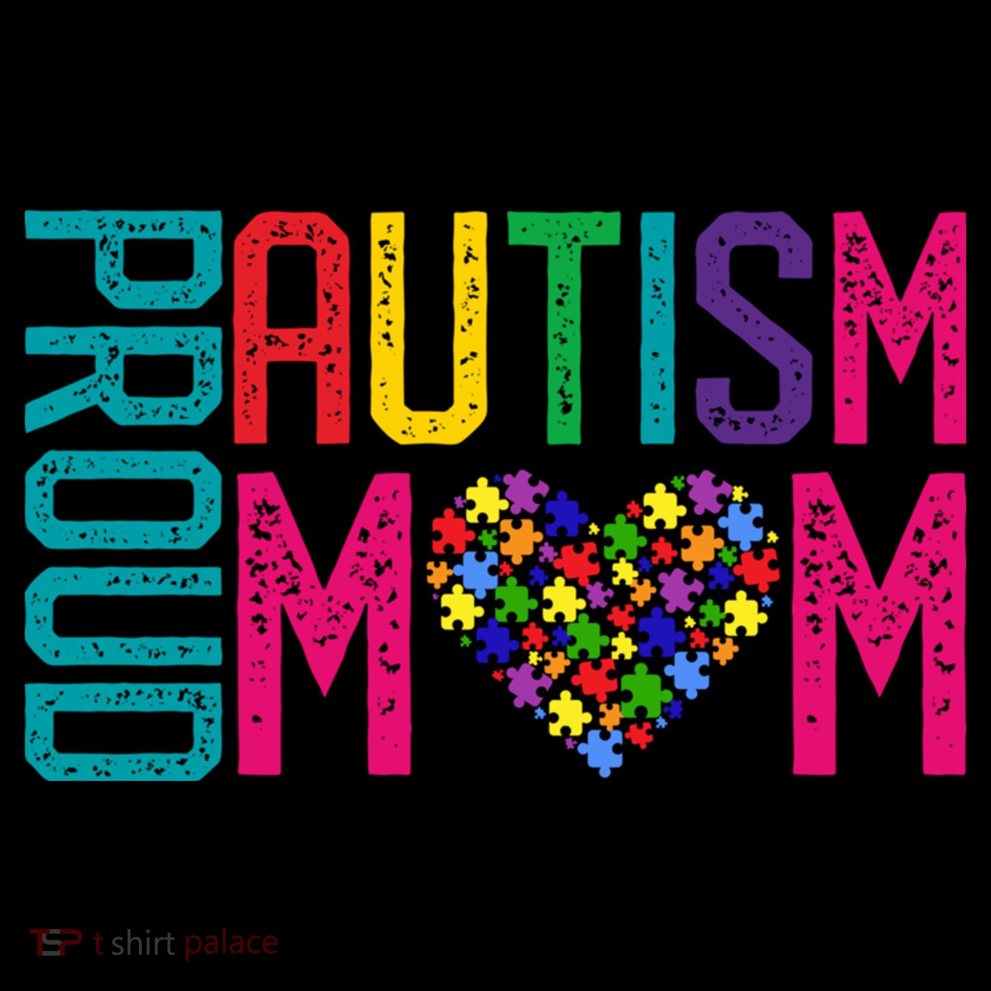 Proud Autism Mom Autism Awareness Day Month Mousepad