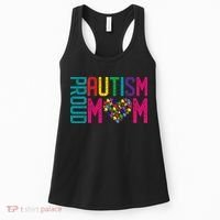 Proud Autism Mom Autism Awareness Day Month Women's Tank Top thumb 0