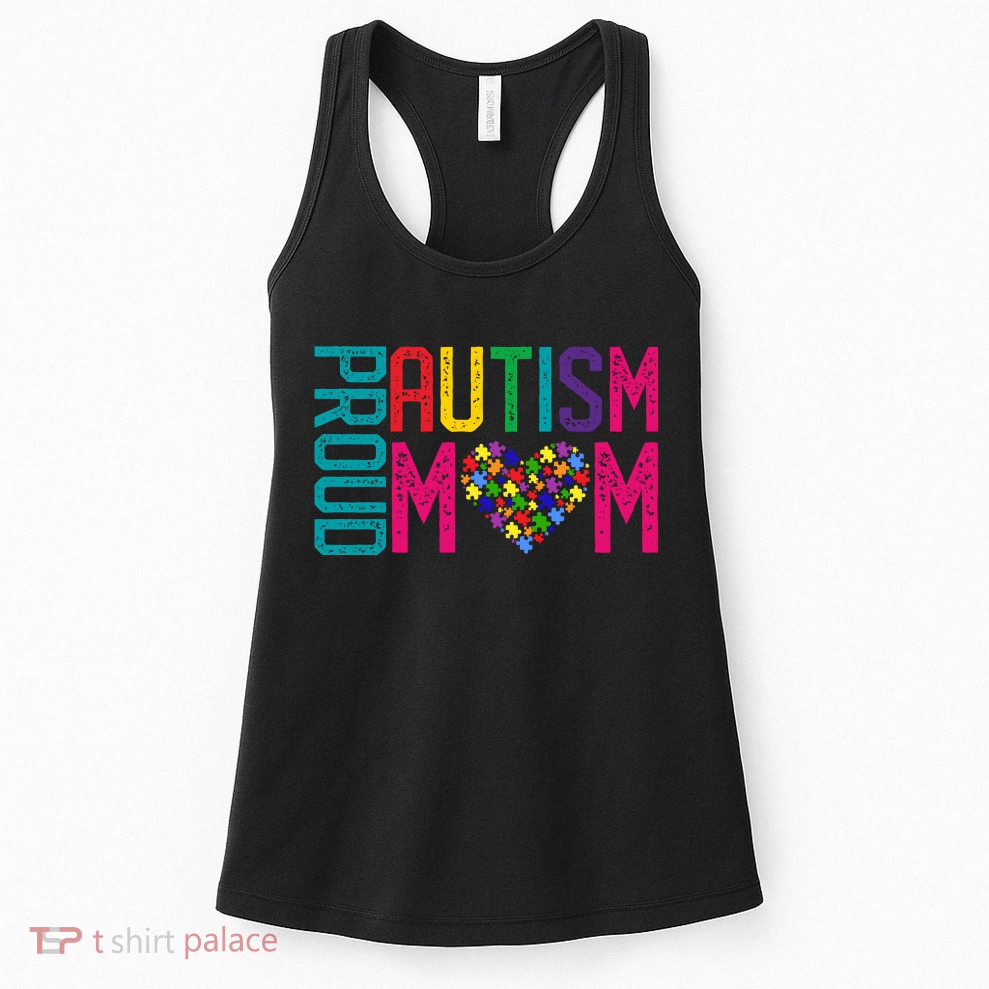 Proud Autism Mom Autism Awareness Day Month Women's Tank Top