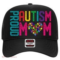Proud Autism Mom Autism Awareness Day Month Hat thumb 0