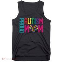 Proud Autism Mom Autism Awareness Day Month Tank Top thumb 0