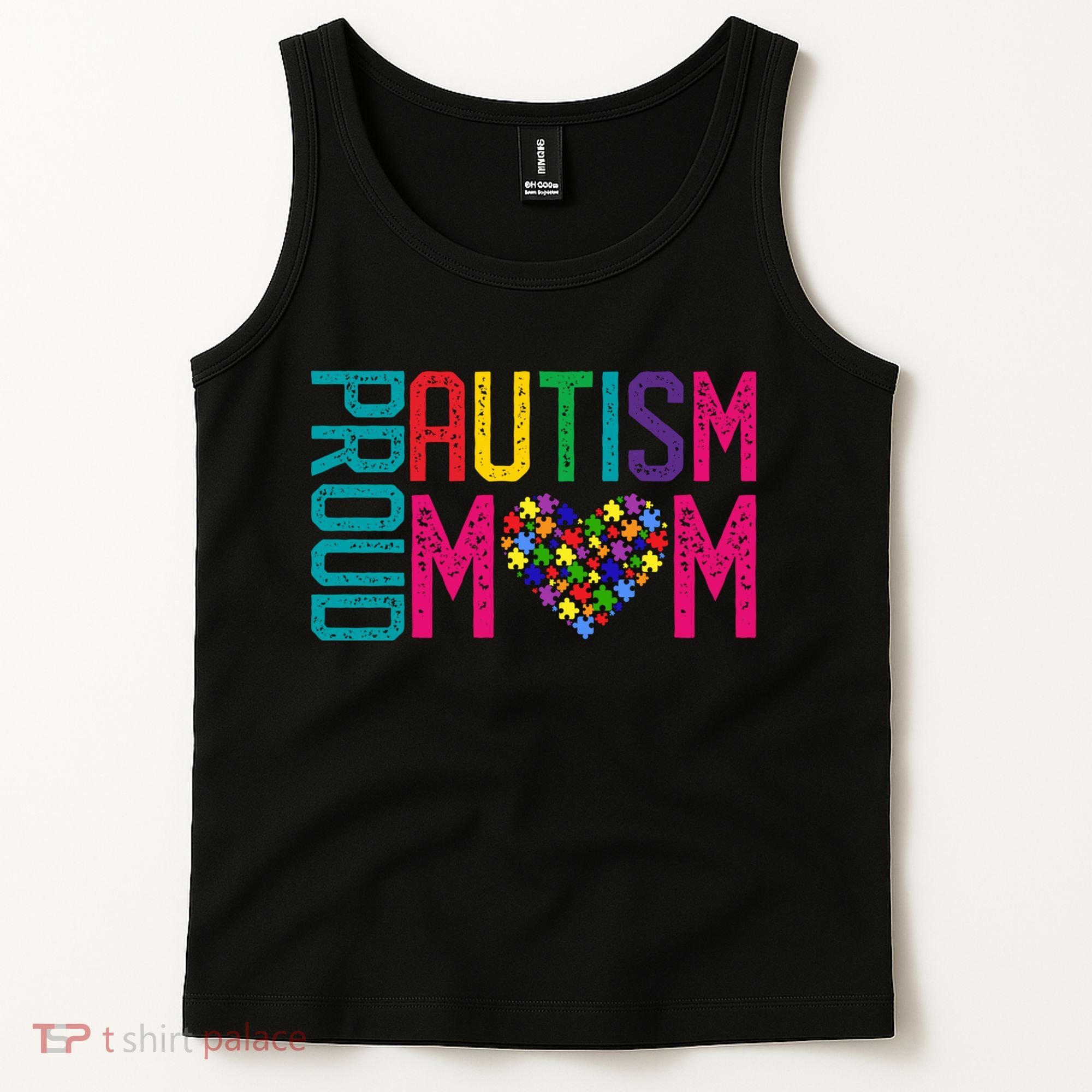 Proud Autism Mom Autism Awareness Day Month Tank Top