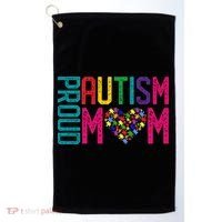 Proud Autism Mom Autism Awareness Day Month Golf Towel thumb 0
