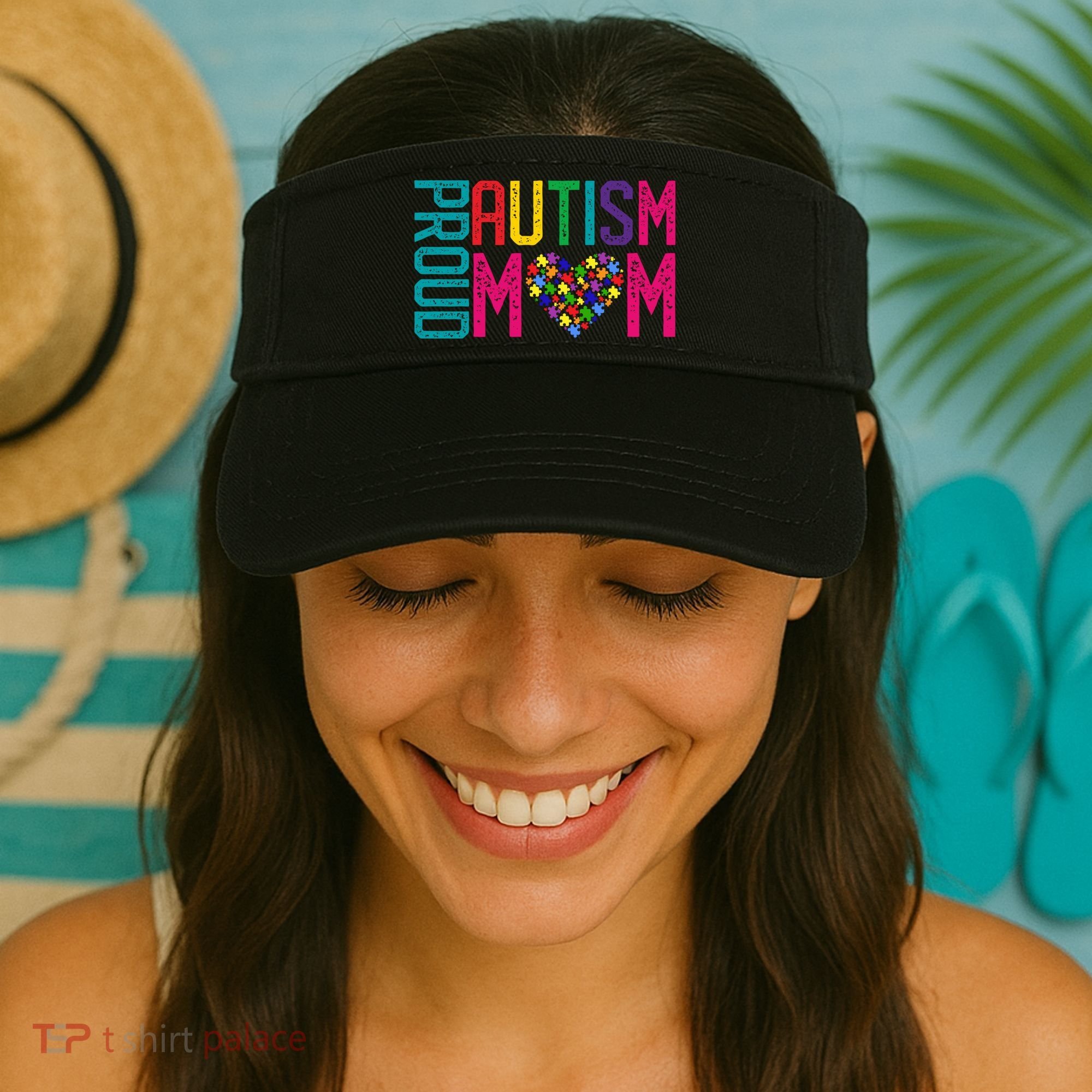 Proud Autism Mom Autism Awareness Day Month Visor