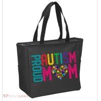 Proud Autism Mom Autism Awareness Day Month Tote Bag thumb 2