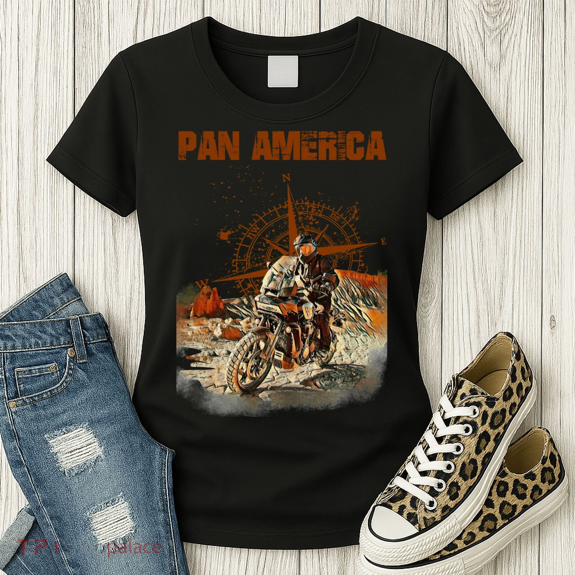 Pan America Motorcycle Big Trail 2022 Women's T-Shirt