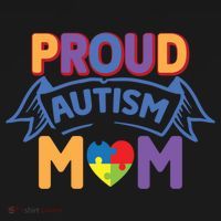 Proud Autism Mom Awareness Gift Backpack thumb 2
