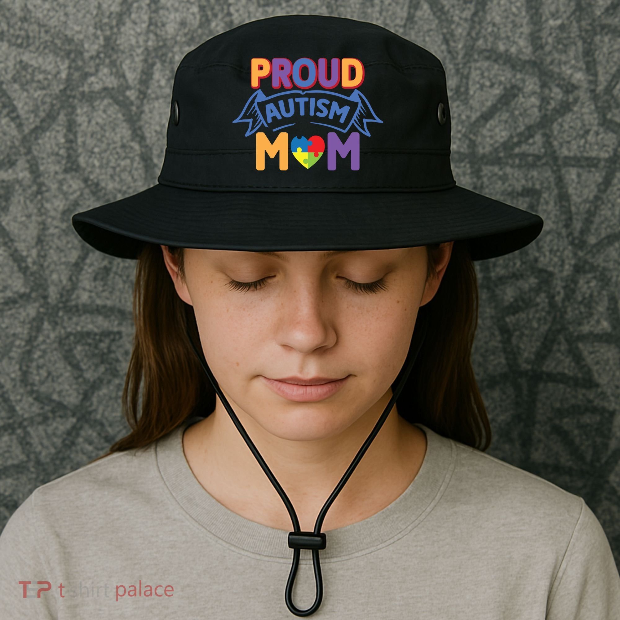 Proud Autism Mom Awareness Gift Bucket Hat