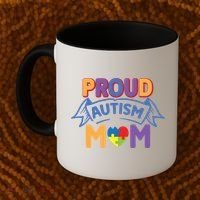 Proud Autism Mom Awareness Gift Coffee Mug thumb 2