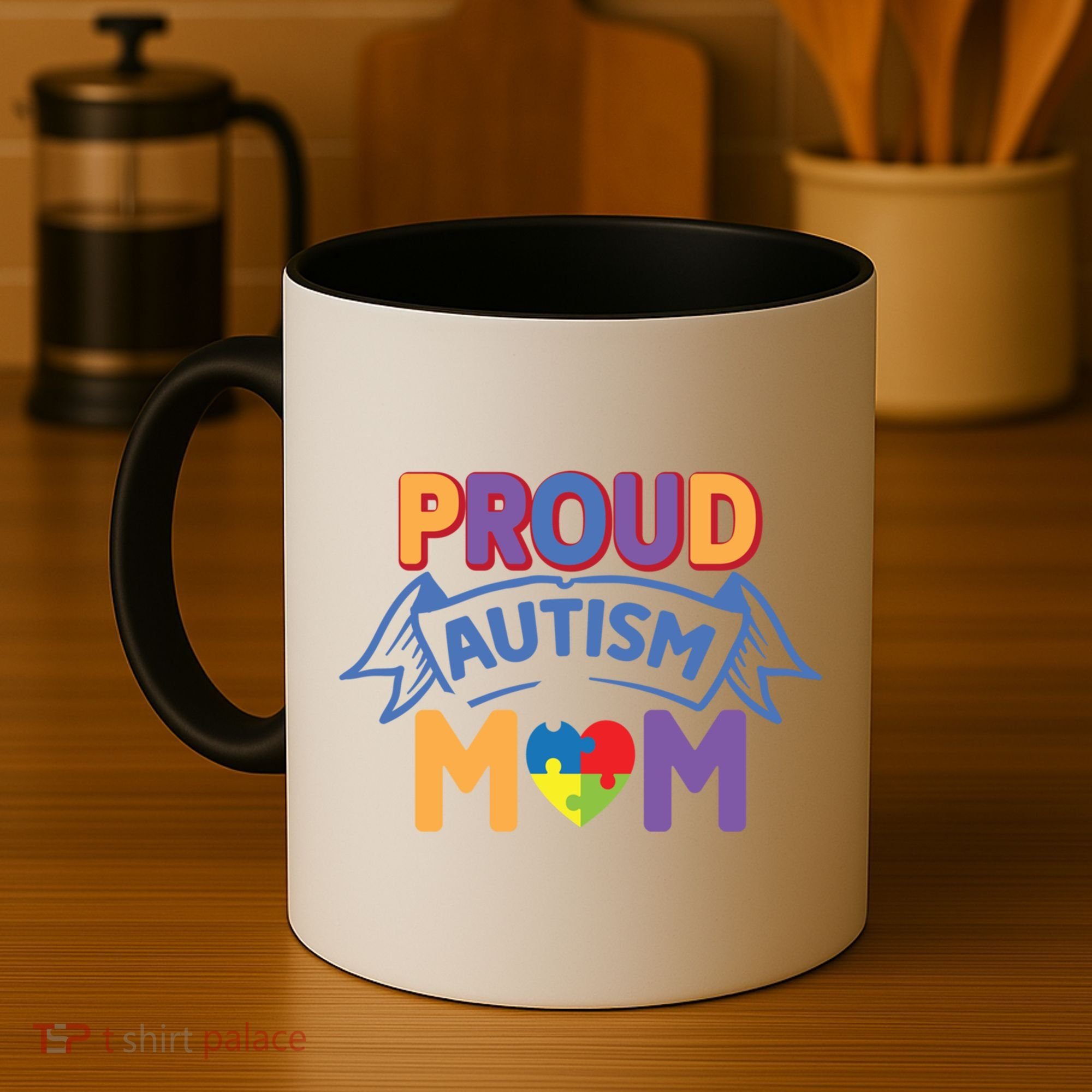 Proud Autism Mom Awareness Gift Coffee Mug