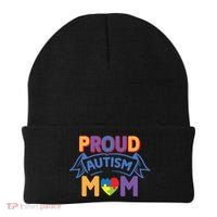 Proud Autism Mom Awareness Gift Beanie thumb 0