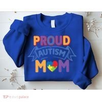 Proud Autism Mom Awareness Gift Sweatshirt thumb 2
