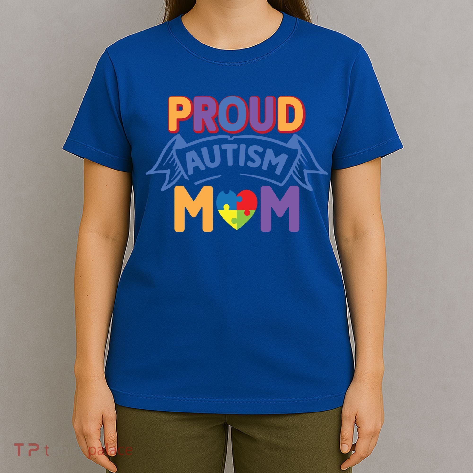 Proud Autism Mom Awareness Gift T-Shirt