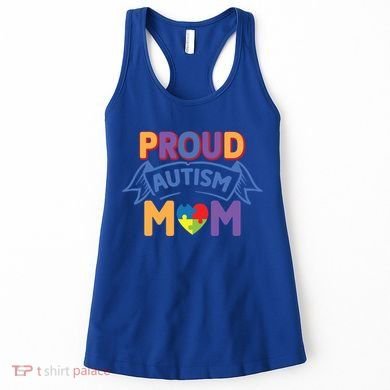 Proud Autism Mom Awareness Gift Women's Tank Top