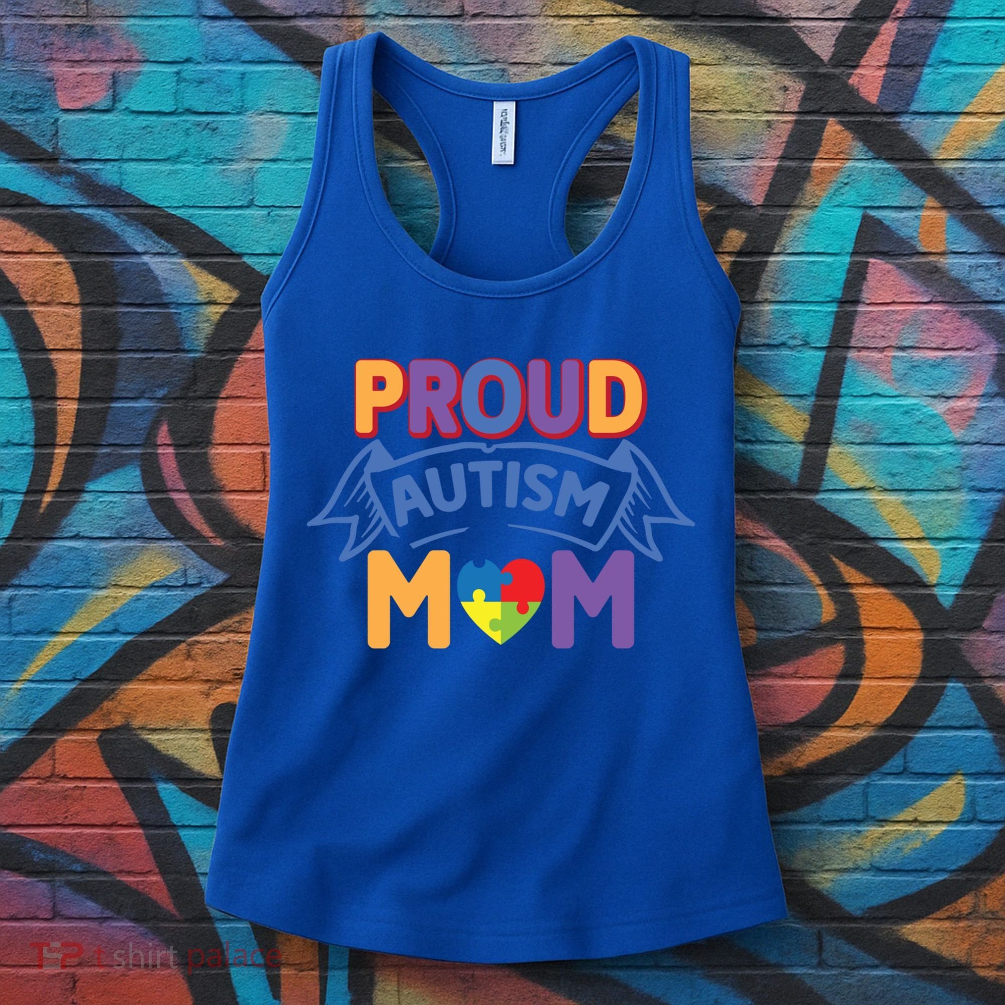 Proud Autism Mom Awareness Gift Women's Tank Top