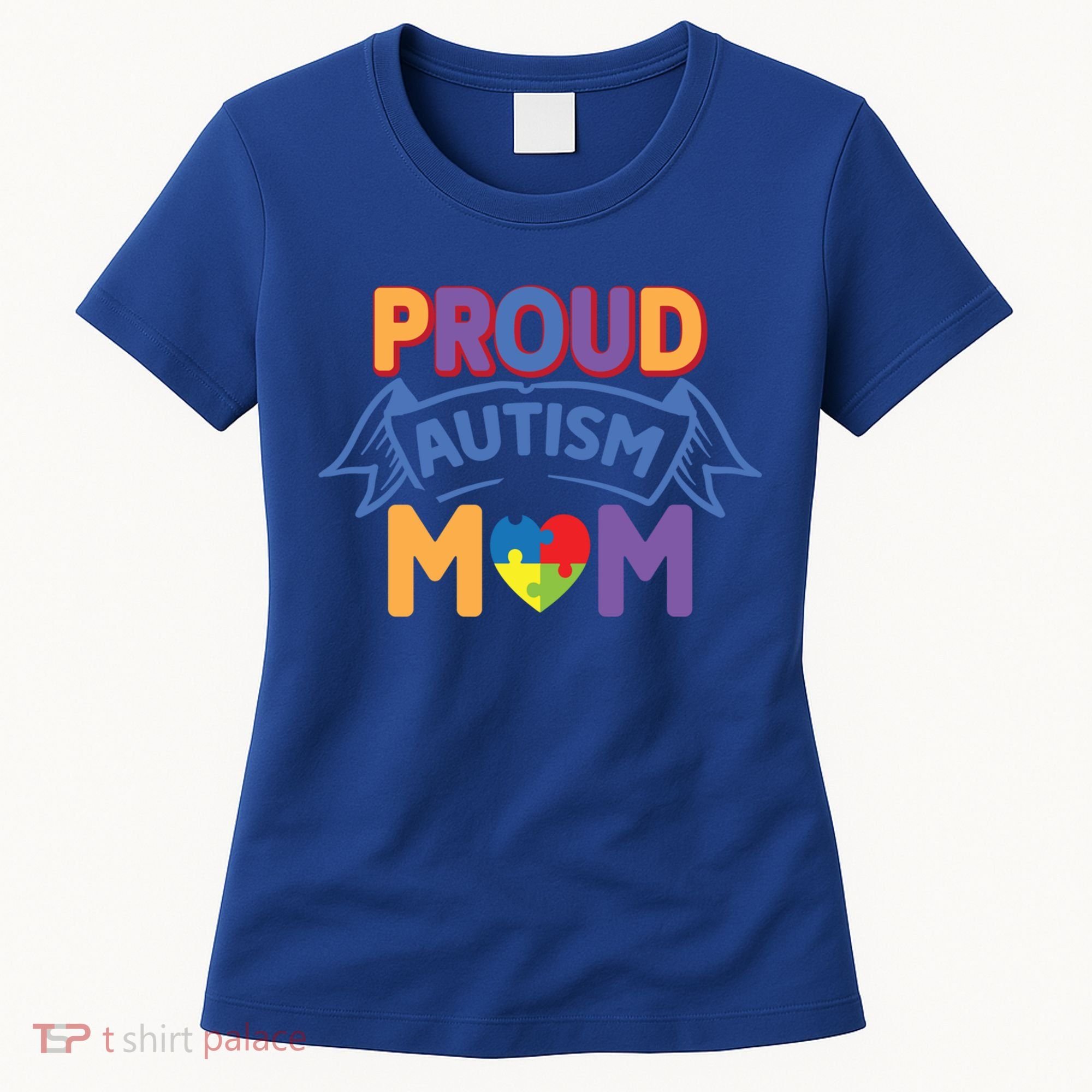 Proud Autism Mom Awareness Gift Women's T-Shirt