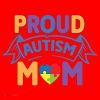 Proud Autism Mom Awareness Gift Santa Hat thumb 1