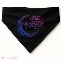 Pride Alhamdulillah Muslim Holidays Islamic Quote Gift USA-Made Doggie Bandana thumb 0