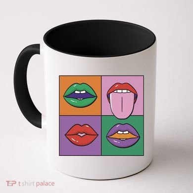 Pop Art Mouths Coffee Mug